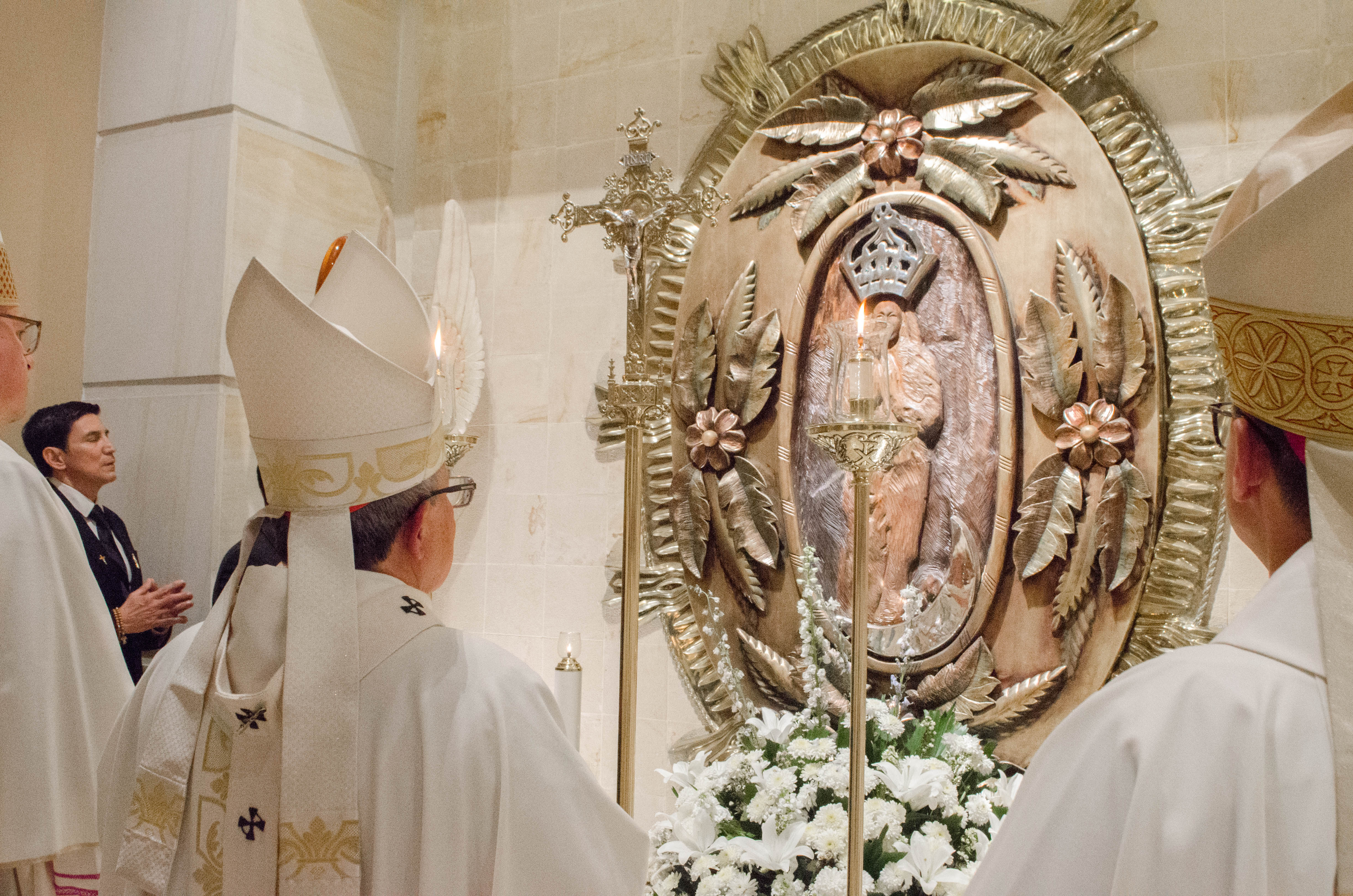 Mons. Luis José Rueda y la Virgen de Torcoroma