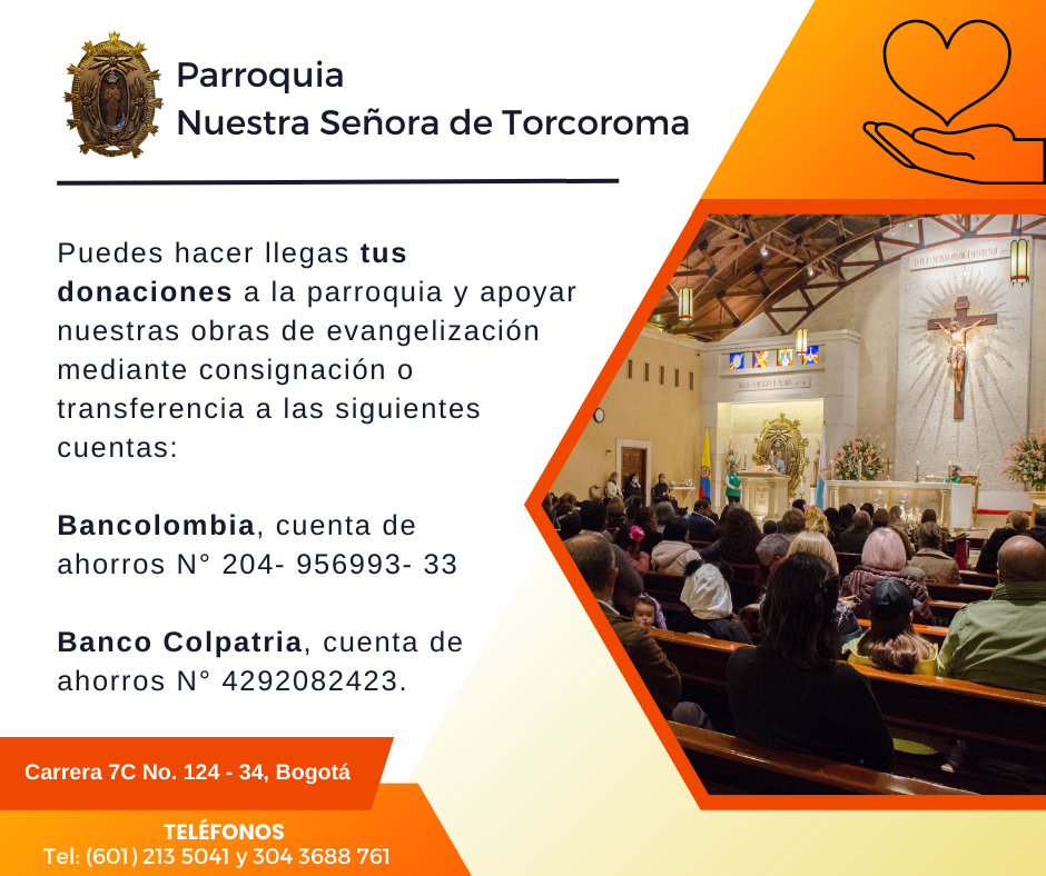 Donaciones Parroquia Nuestra Señora de Torcoroma Bogotá