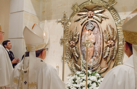 Mons. Luis José Rueda y la Virgen de Torcoroma