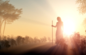 Jesus en el desierto