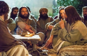 Jesús y los apóstoles 