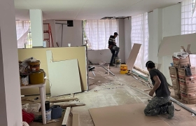 Obras salón parroquial