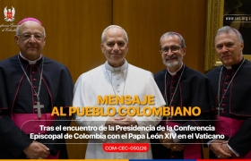 Papa León y Obispos Colombianos 